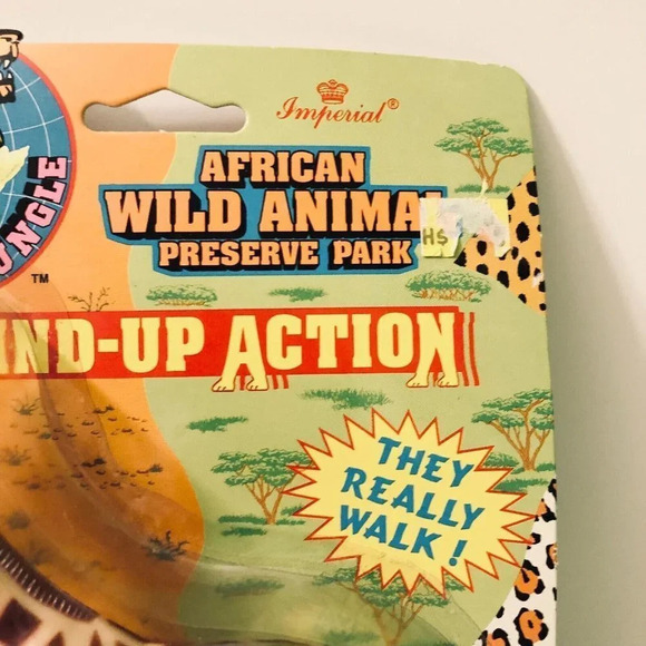 Vtg 1993 Imperial Wild Animal Giraffe Wind Up Action Toy - Picture 3 of 14
